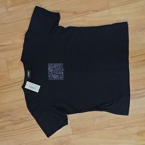 Global Culture Vintage Y2K Black Maori graphic Womens XL New w/ Tags